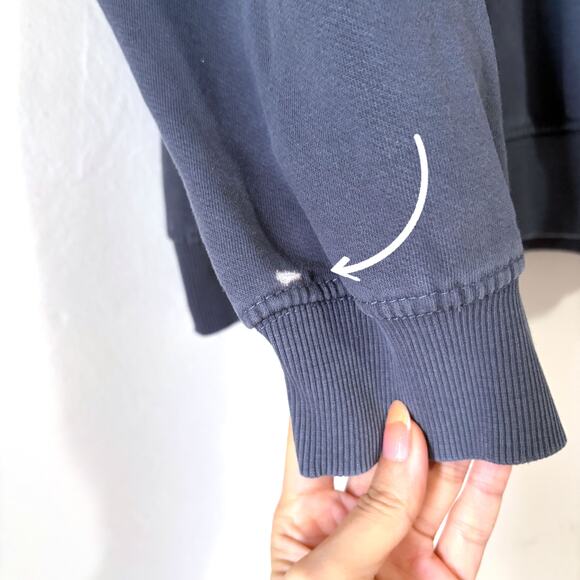 TAYLOR SWIFT Eras Tour Official Merch Oversized Sweatshirt in Gray Blue Size L - Picture 7 of 14